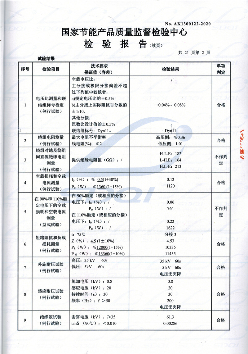 高低压试验报告-S11-1250滕州滕州滕州油浸式变压器-2.jpg